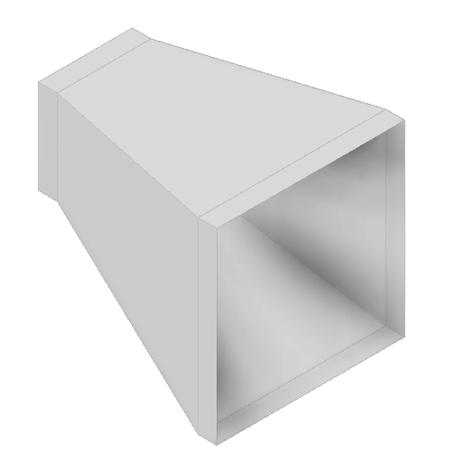 Übergang asymetrisch