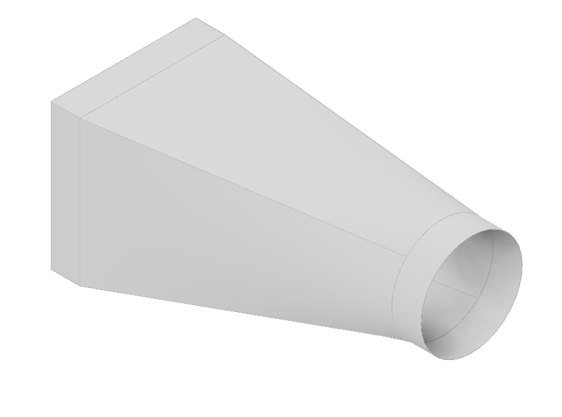 Rohrübergang asymmetrisch